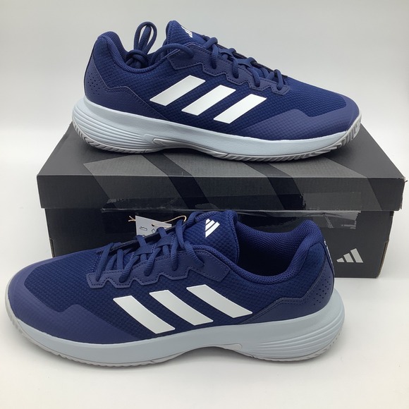Adidas GameCourt 2 M Tennis Shoes Mens Size 9.5 IE1112 Blue White‎ New main image 7